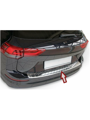 Nerezová ochranná lišta na nárazník Volkswagen Golf 8 kombi - lesklá